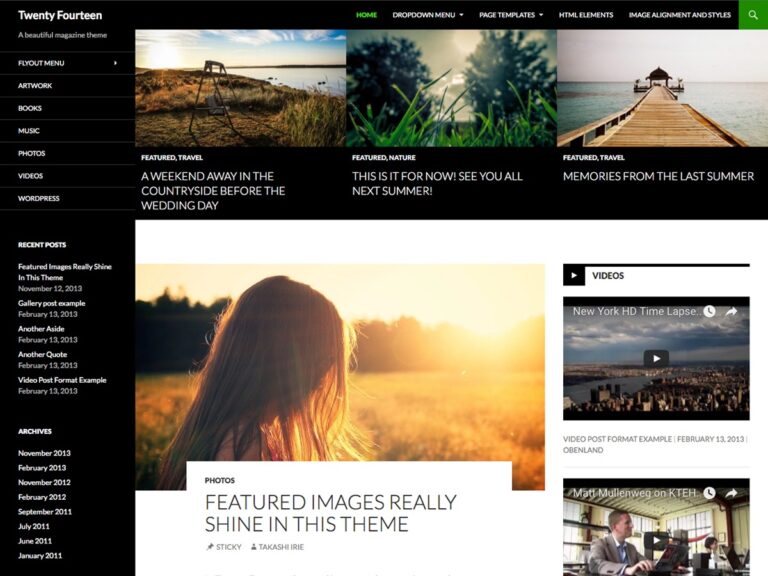 twenty fourteen free wordpress theme 1 768x576