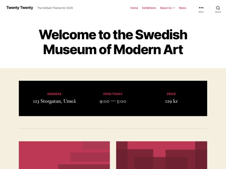 twenty twenty best wordpress theme 1 768x576